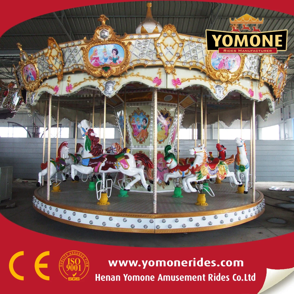 Fairground Kids Amusement Park Rides Cheap Carousel Horse For Sale
