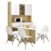 Factory Online shop selling Wooden Furniture For Small Apartments Space Saving Folding Dining Table