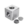 Flexible aluminum profile accessory T slot joint bracket Die-cast way corner connector