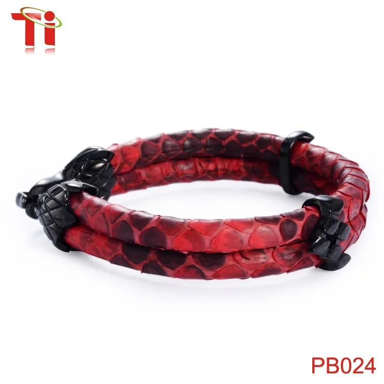Aohua Genuine Python Bracelet Men High Cl Red Cord For Aohua Genuine Python Bracelet Men High Cl Red Cord For Watch Custom
