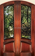 Arqu&eacute; en bois En Fonte Portes D'entr&eacute;e DJ-S9157MA