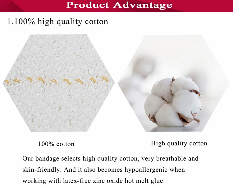 Low prices trade assurance cotton Elastic Adhesive Bandage