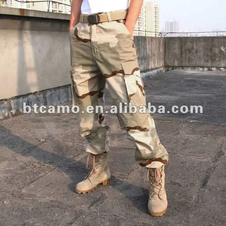 Bundeswehr Ksk Pantaloni Da Combattimento Mimetico Tropicale Deserto - Foto 13