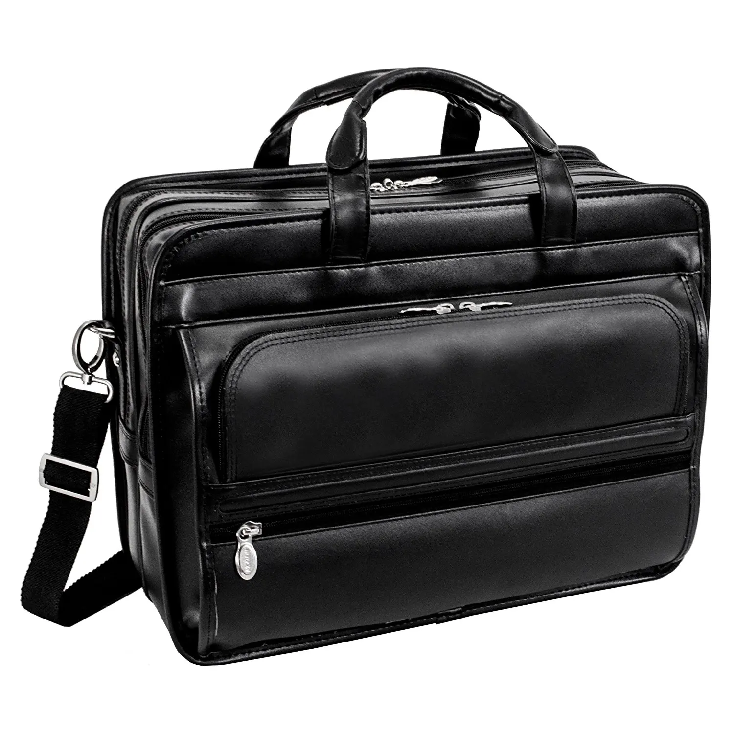 Mcklein Usa Laptop Bags Find Deals On Get Quotations Mcklein Usa P Series Elston 15 6 Leather Double Compartment Laptop Case