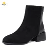 Infinite Stroll Girl X190129 guangzhou factory direct low price wholesale fashion mid heel boots women