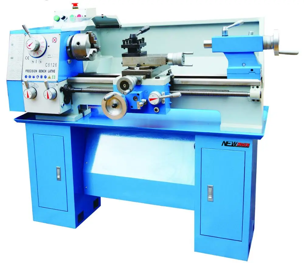 Manual Metal Lathe High Speed Precision Light Duty Bench Lathetl6126