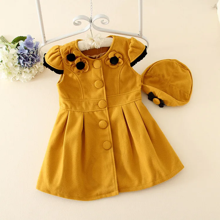 baby girl dress with hat