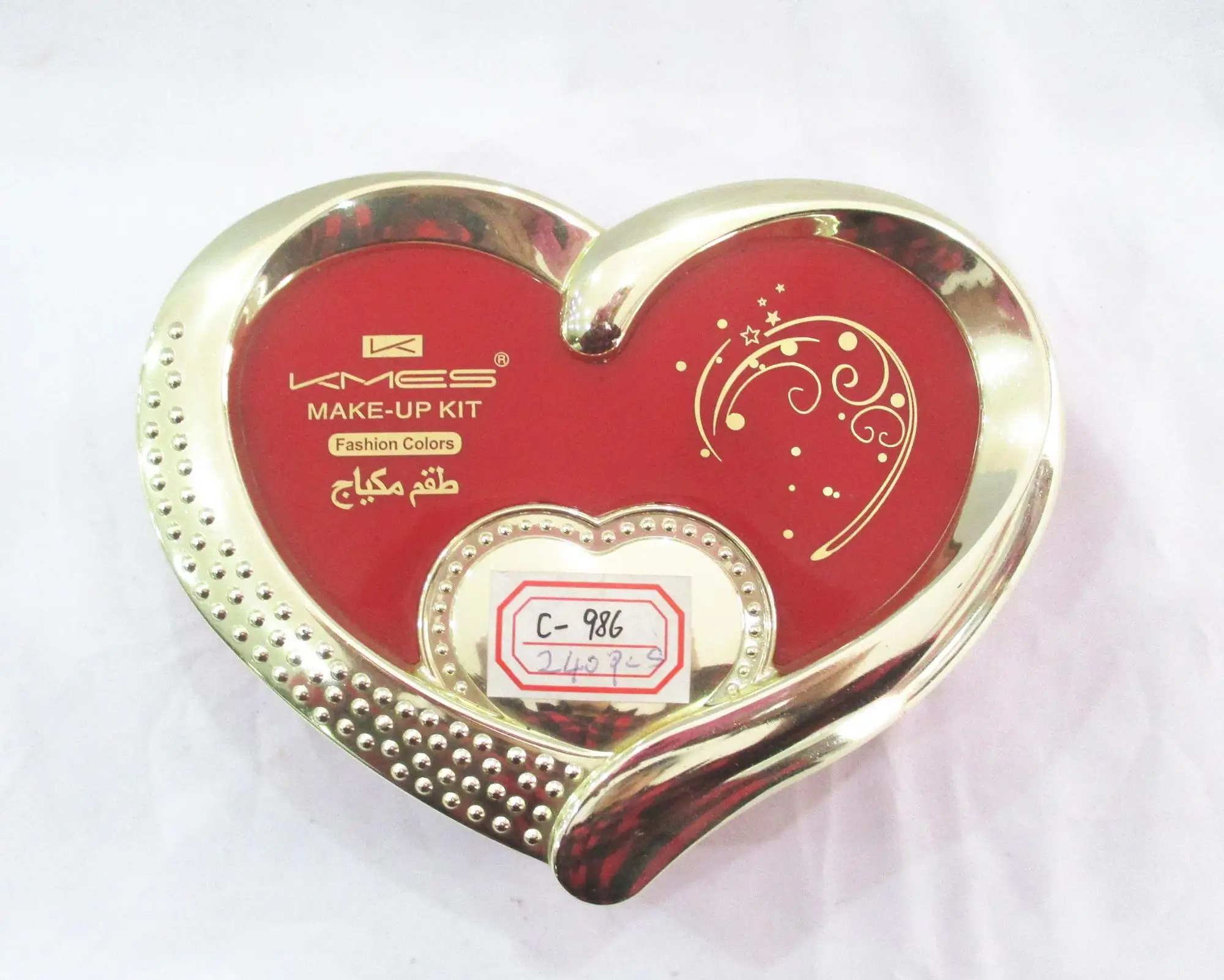 Heart Shape Makeup Kit For Lady Kmes C986 Buy Waterproof Makeup Kit