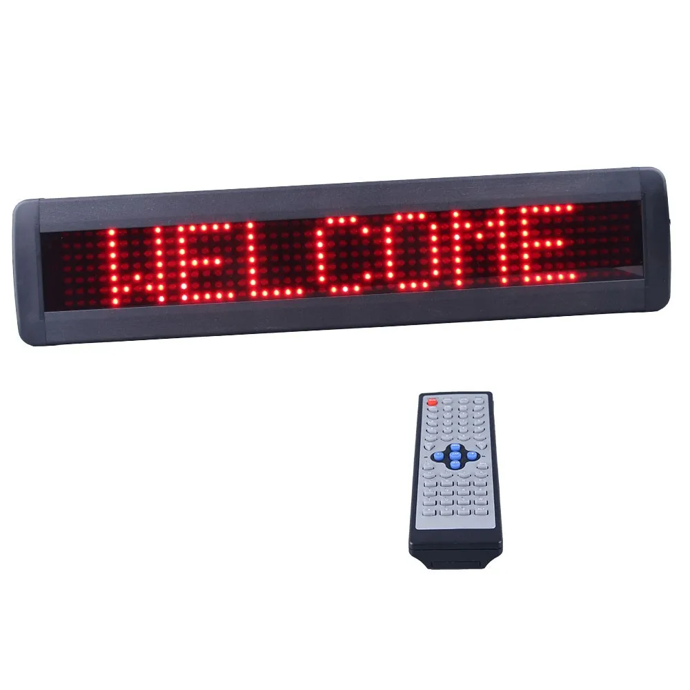 High Resolution 7*50 Dots Led Programmable Scrolling Moving Message