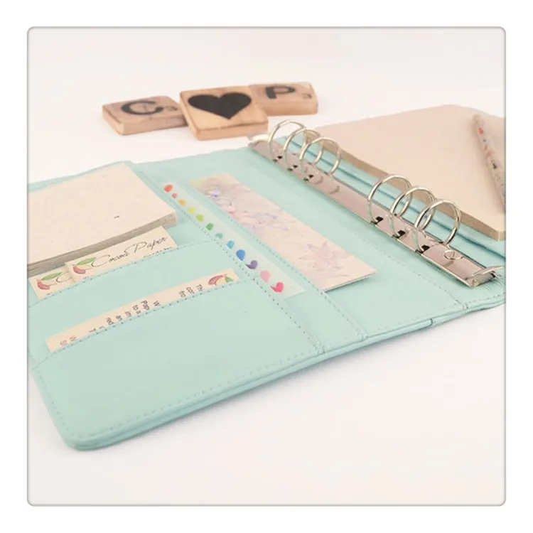 Beautiful A5 Leather Ring Binder Wedding Planner Custom Wedding Planner