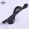 American Canada USA wire cable assembly with plug, cord switch, E12 lamp holder