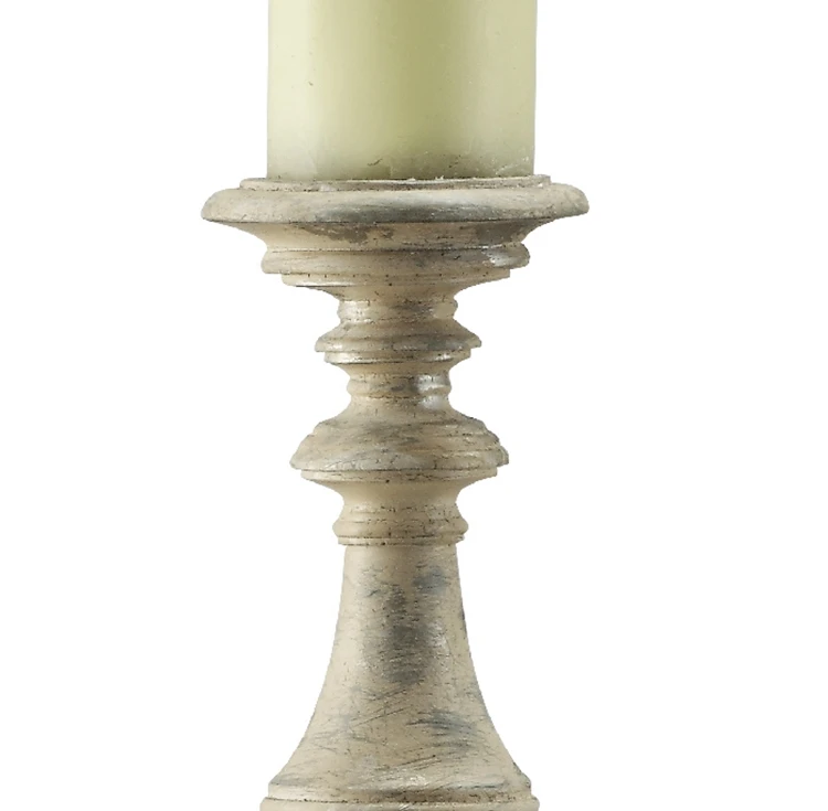 Decorative Antique Resin Base Wholesale Longstemmed Candle Holder
