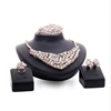 New product ideas 2018 necklace stud earrings bracelet ring set gold plated jewelry pearl wedding jewelry set
