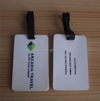 White Soft Pvc Company Logo Travel Bag Golf Name Tag White Soft Pvc Company Logo Travel Bag Golf Name Tag