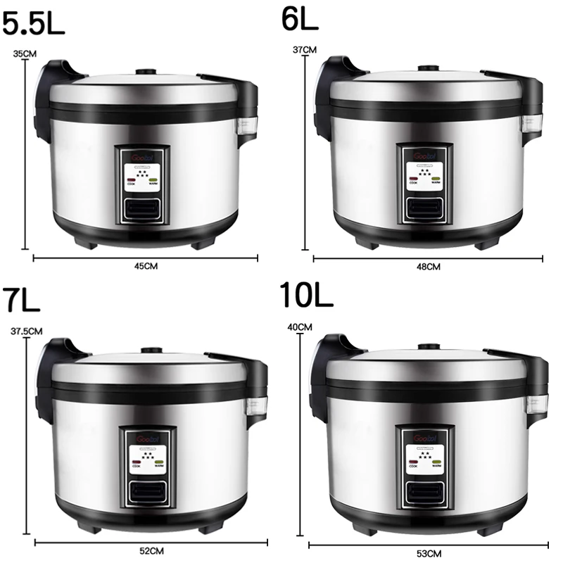 Big Comercial Rice Cooker 7l 40 Cups - Buy Big Rice Cooker,Commercial