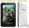 7inch 3G phone call tablet Pc Allwinner A10 1.2 Ghz android 4.0 1gb ram 8gb rom twol camera wifi Anson M85g