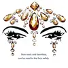 New Design Shinny Crystal Gem Stickers Glow in the Dark Face Gems Jewels for Party