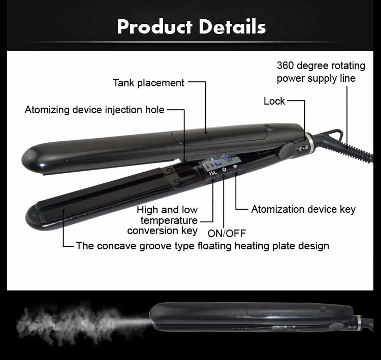 It is a graphic of Juicy Private Label Ceramic Flat Irons It is an image of Juicy Private Label Ceramic Flat Irons