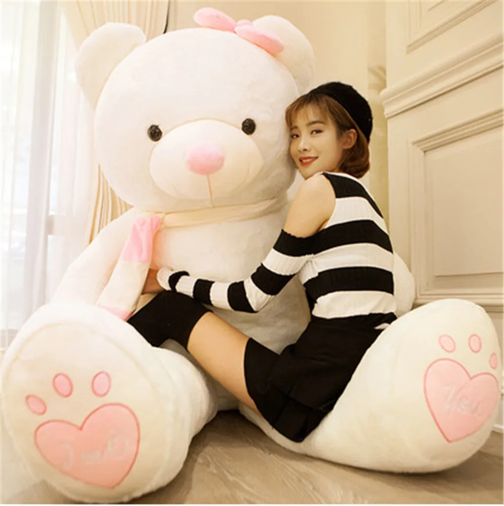 Fancytrader Huge Giant Love Teddy Bears Plush Toys Gifts for Girls Soft Big Stuffed Bears Doll Christmas New Year Valentine's Day Gifts 6