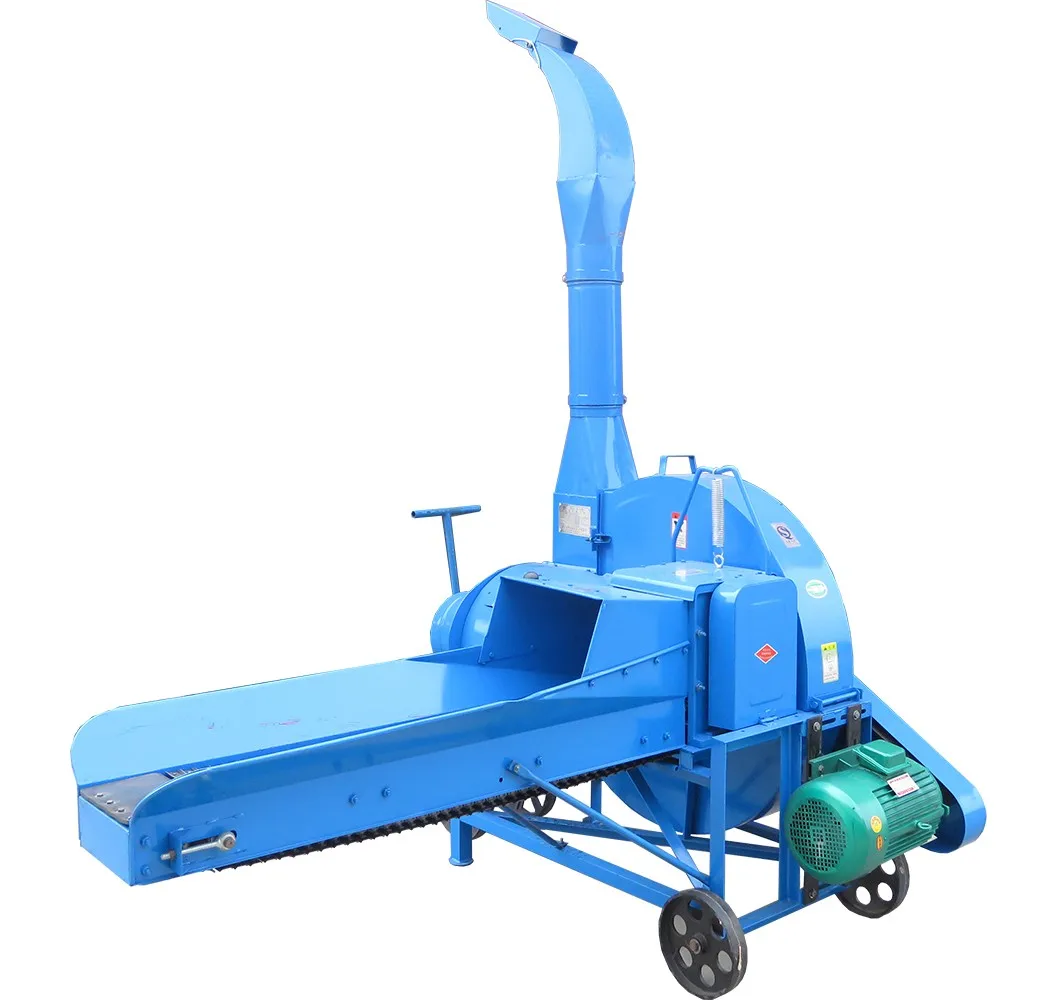 4pcs Blades Animal Feed Cutting Machine Driven By Diesel Engine For
