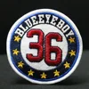 Colorful Number Round Decoration clothing label woven patch