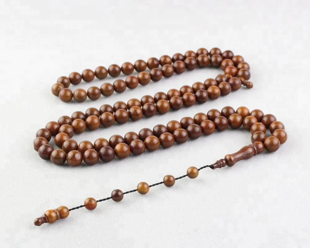 Kuka Wood Tasbeeh Islamic Muslim Prayer Beads Wedding Gifts 33pcs Per ...