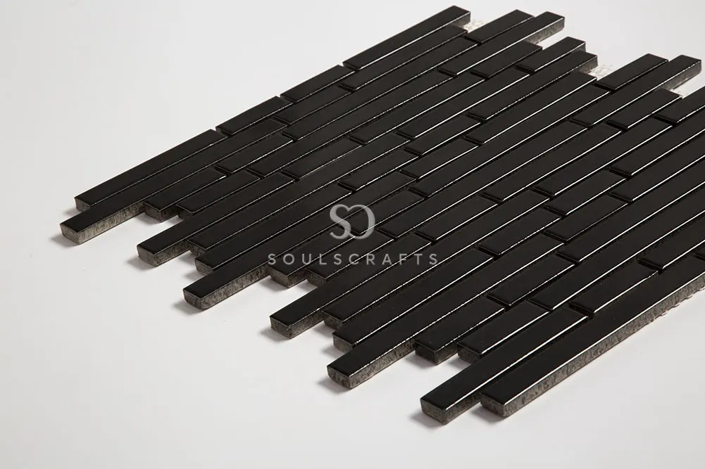 毫米 联合 月毫米 表面处理 光面 产品名称 陶瓷黑条马赛克瓷砖厨房墙