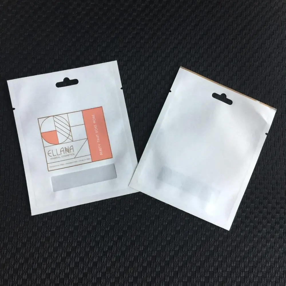 1 Inch Extra Small Clear Zip Lock Paper Bag With Hanging Hole Buy