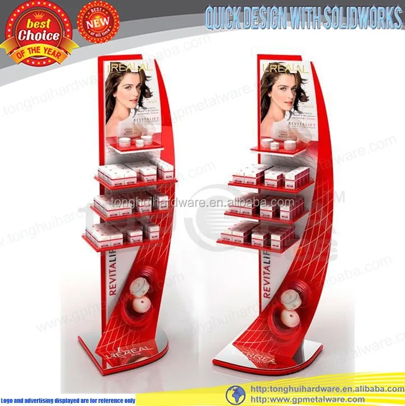 Floor Acrylic Cosmetic Display Stand Buy Cosmetic Display Stand