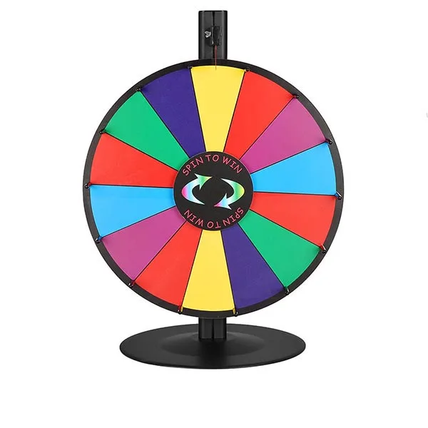 Spinning Wheel For Prizes With Dry Erase Tabletop Of Fortune Luck To ...