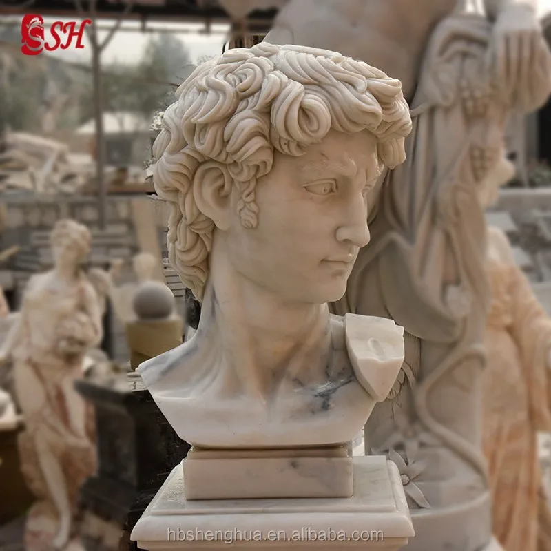 Famous Marble Bust Of David Statue For Sale - Buy Marble Bust,Marble ...