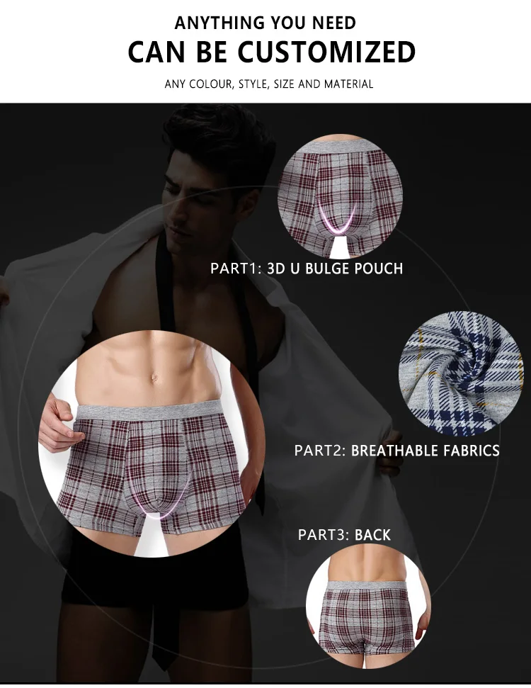 Custom Made Marl And Stripe Male Vibrating Underwear Buy Male