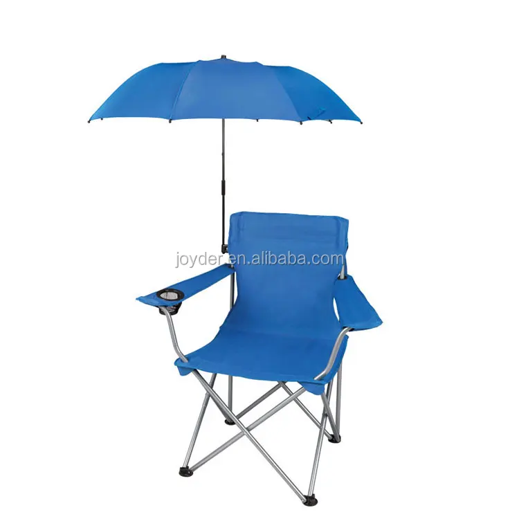 Beach Sun Camping Fishing Folding Chair With Shade Canopy Cover