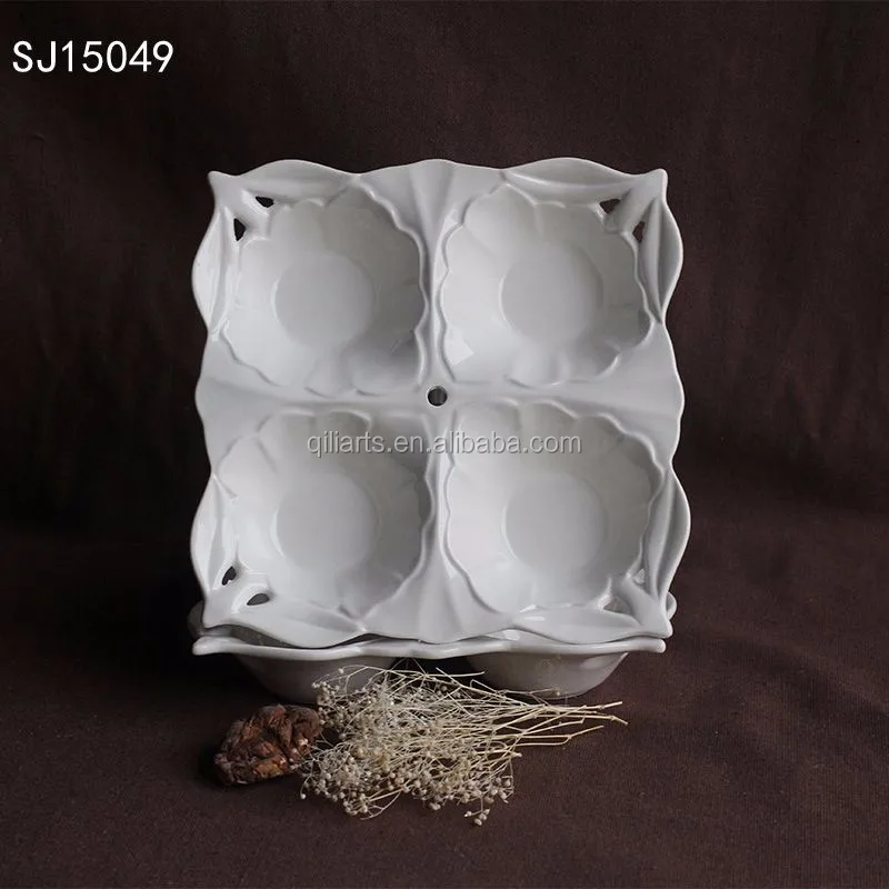 White Custom Porcelain Tea Bag Holder Buy Tea Bag Holder,White