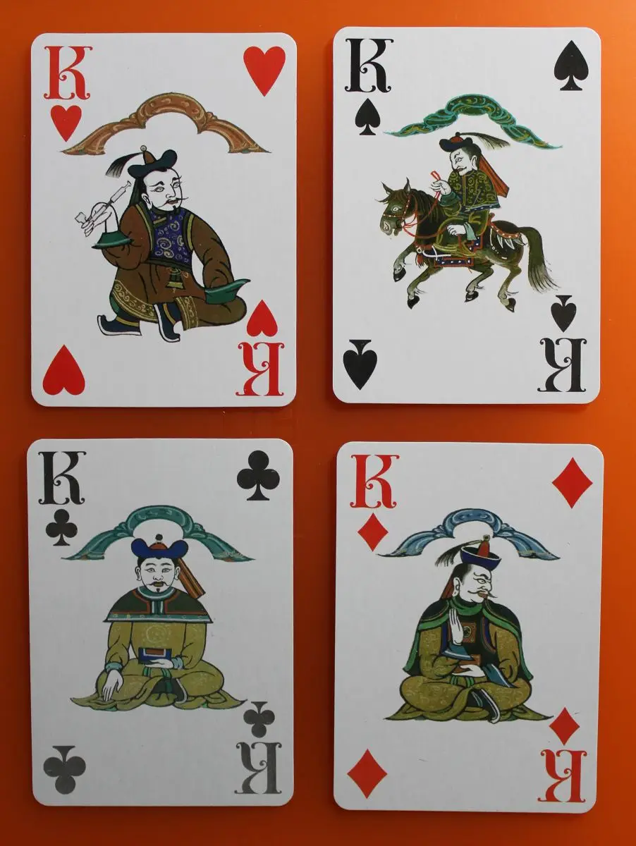 Promotional Poker Game Cards Size Paper Made Mongolia Folk Culture  Customized Playing Cards - Buy Poker Cards Size Paper Made Mongolia Folk  Culture Customized Promotional Playing Cards,Promotional Poker Cards,Game  Cards Product on