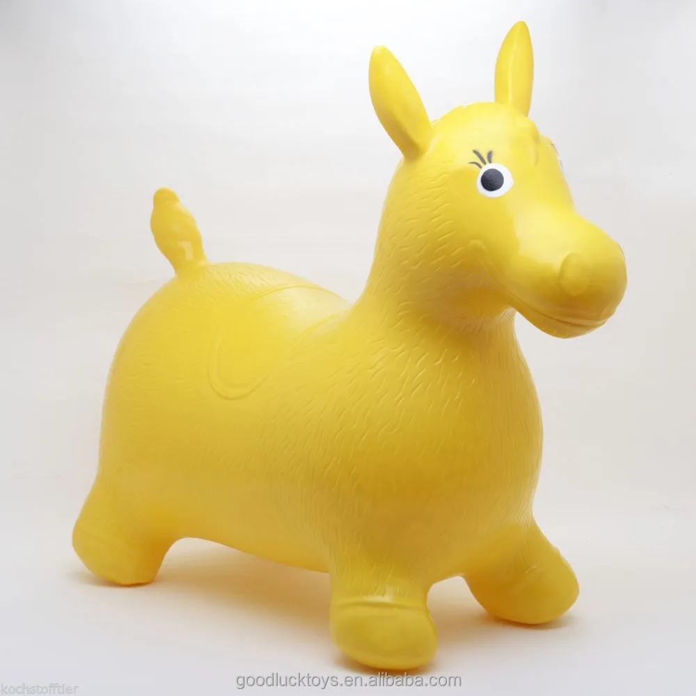 rubber bouncy horse