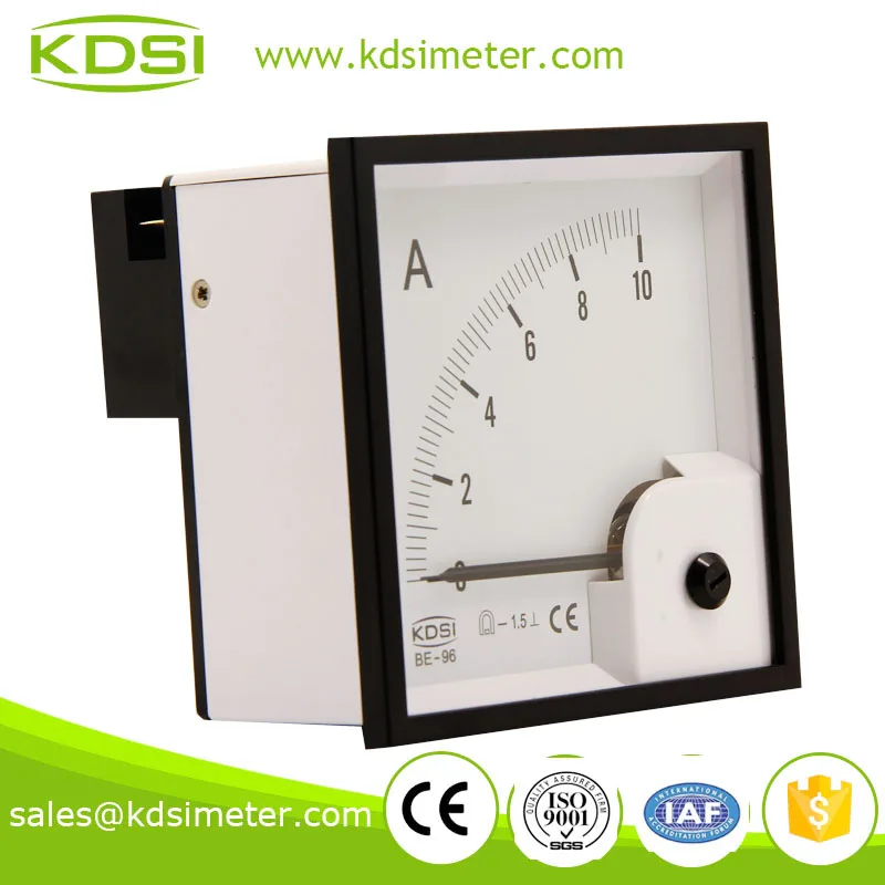 Measuring Instrument Be-96 Dc 0-10a Analog Panel Ampere Meter Ammeter ...