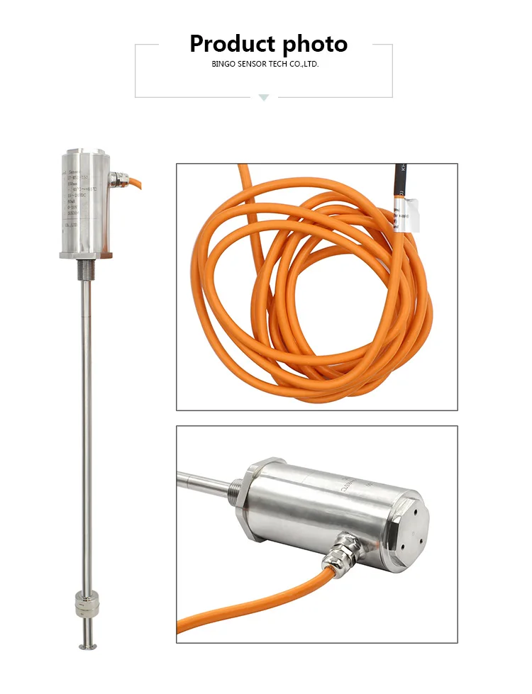 420ma Rs485 Hart High Accuracy Level Water Sensor