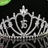 mini rhinestone tiara crown yo2,p3 hairband