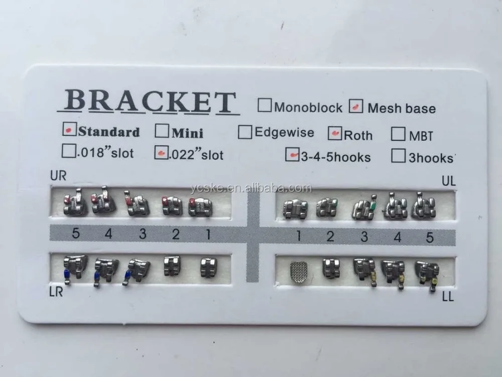mesh base standard roth 022 345 hook brackets