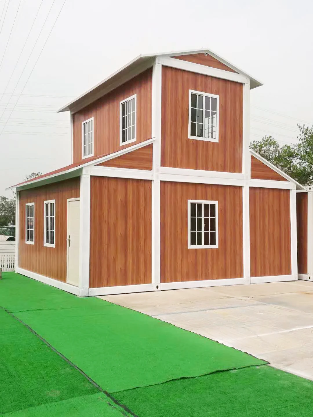 portable living home flat pack 20ft double layer