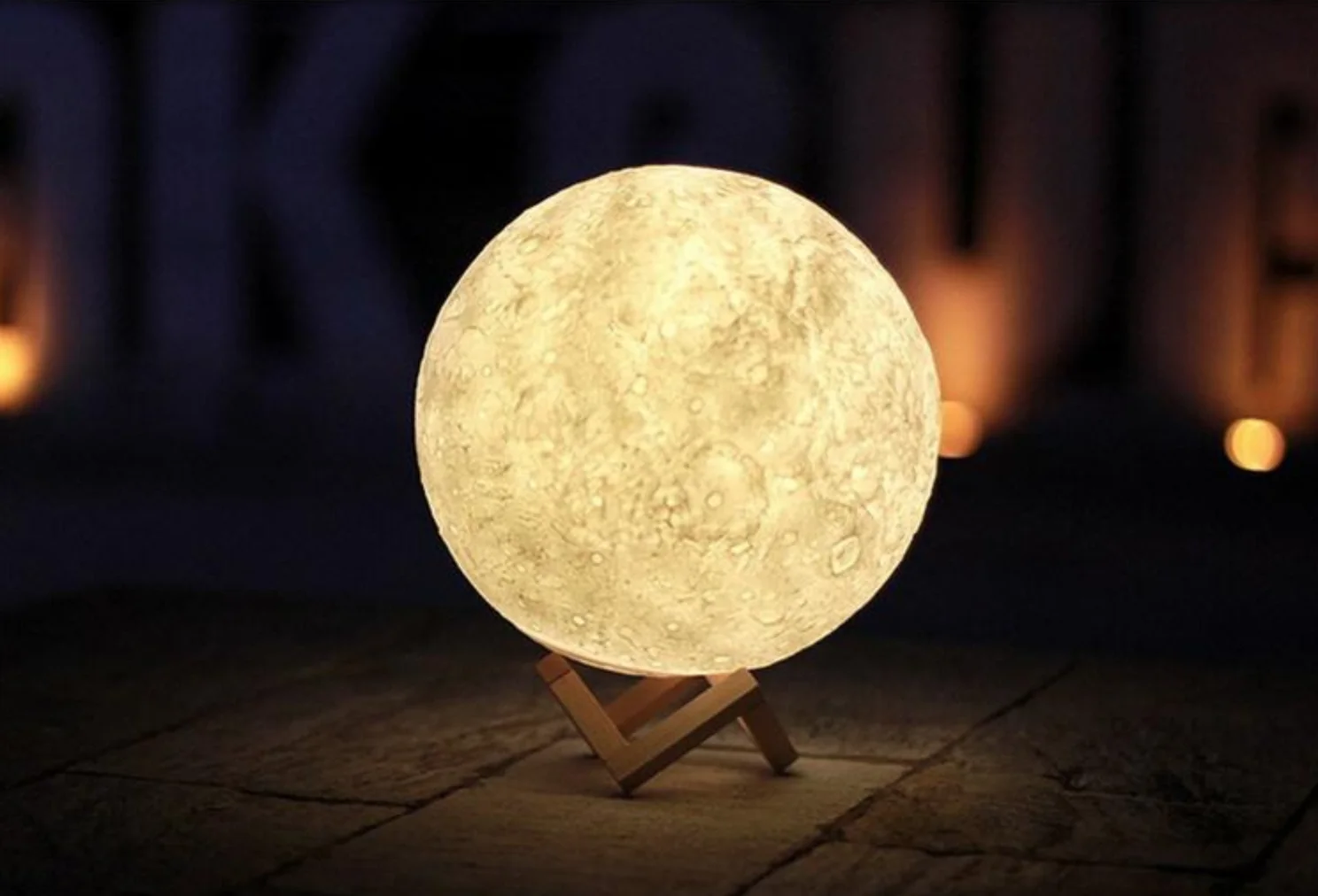 led 3d printing warm white touch remote control