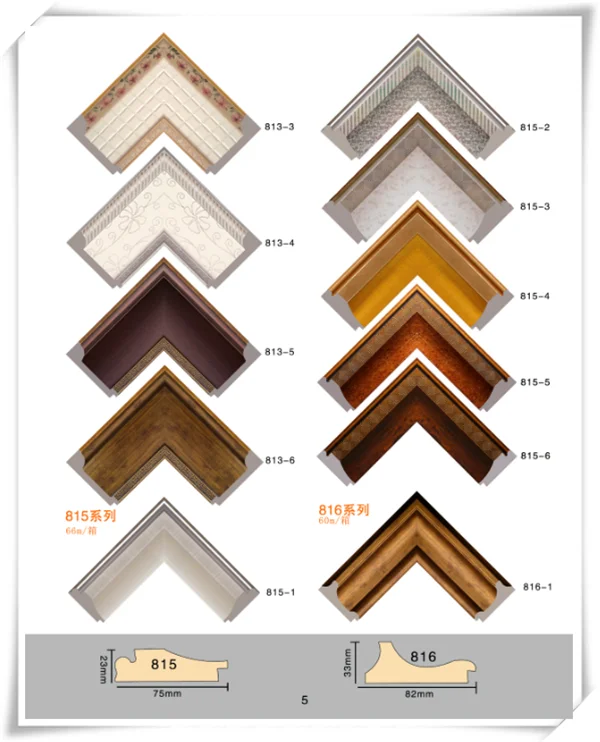 Polystyrene picture frame