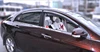 PC+STEEL Auto Car Window Visor Vent Shade Rain/Sun/Wind Guard for Ford F iesta 09-13 Hatchback