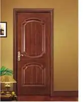 Nogal Negro / Bubinga / Madera Maciza De Cerezo Exterior Puerta Marrón