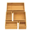 Classics 5-Piece Bamboo Organizer Storage Drawers