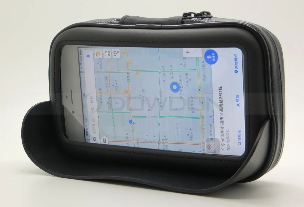 Waterproof Motorcycle Bike Handlebar Sunshade Holder Mount Wallet Case