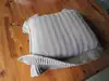 50DA45 100%Acrylic 100%Cotton double layer ruffle knit throw and pillow set, 2014 New