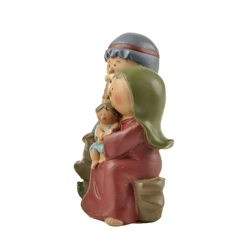 Stock Products Polyresin Religious Holy Family Nativity Set Craft For Decoration