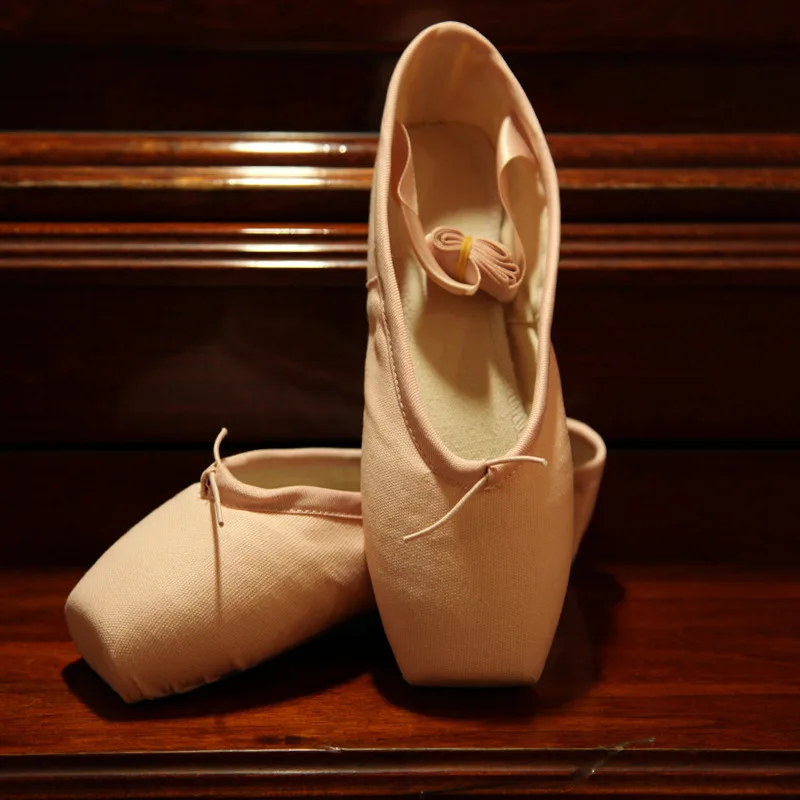 Wholesale High Quality Professional Adults Canvas Ballet Pointe Shoes